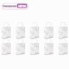 10PCS Clear PVC Tote Bag Thick Durable Handle Gift Packaging for Jewelry Candy Flower Birthday Party Favor Handbag