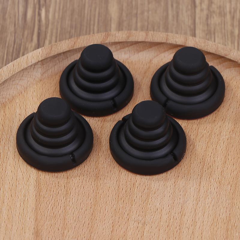 4 Pcs Car Door Shock Absorber Cushion Silicone Pad Universal Gasket Trunk Sound Insulation Pad Shockproof Latch Accessories