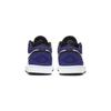 Jordan Air Jordan 1 Reverse Abrasion Resistant Low top Vintage Basketball Shoes Unisex Black Purple 553558-165(Team701-F)