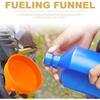 VICASKY Automotive Funnels Right Angle Funnel No- Spill Multi- Function Plastic Long Neck Oil Funnel Extension Car Funnel General Motorcycle Filling