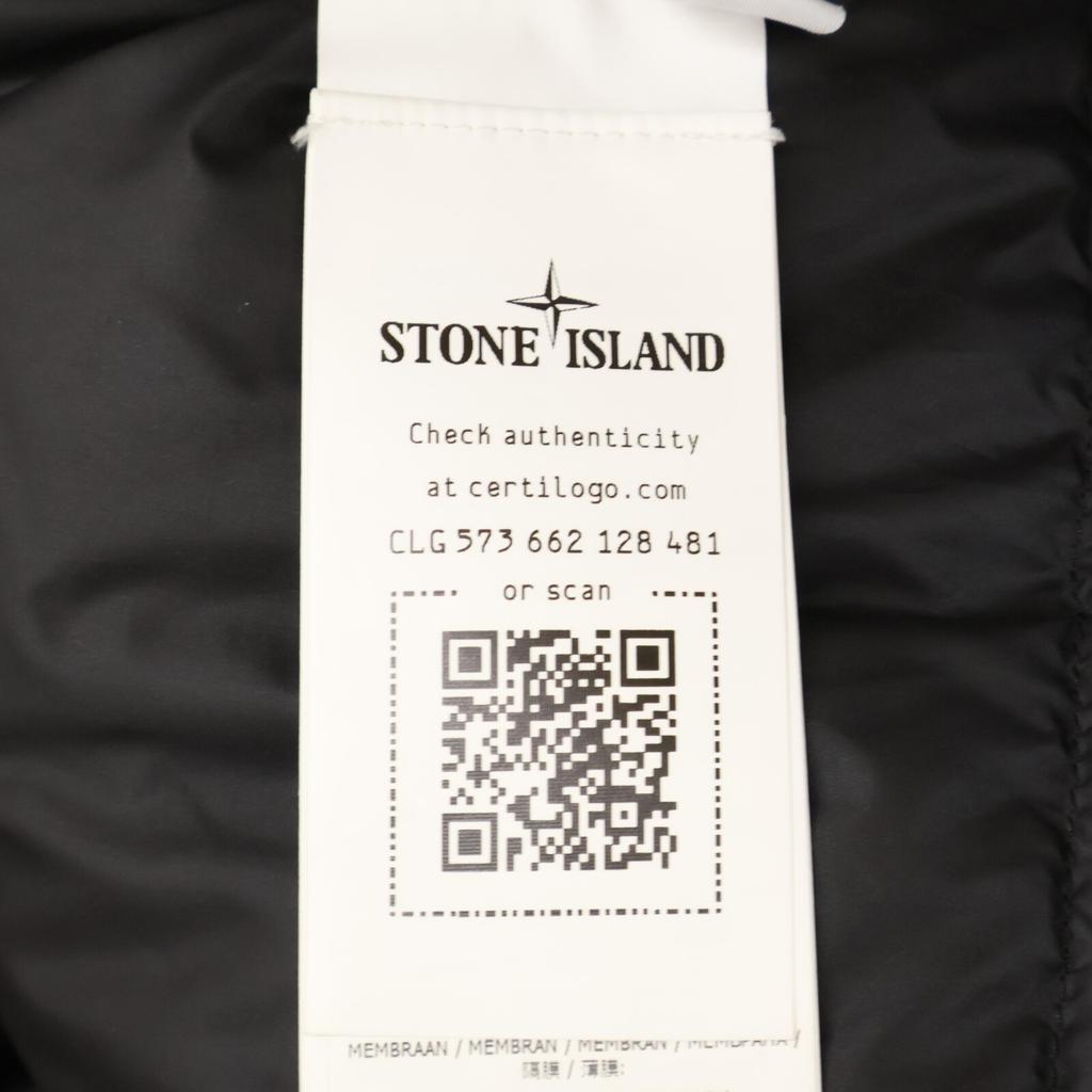 STONE ISLAND [Domestic Regular/22AW] 771541926 GORE-TEX Recycled Polyester Hooded Down Jacket M blackUsed