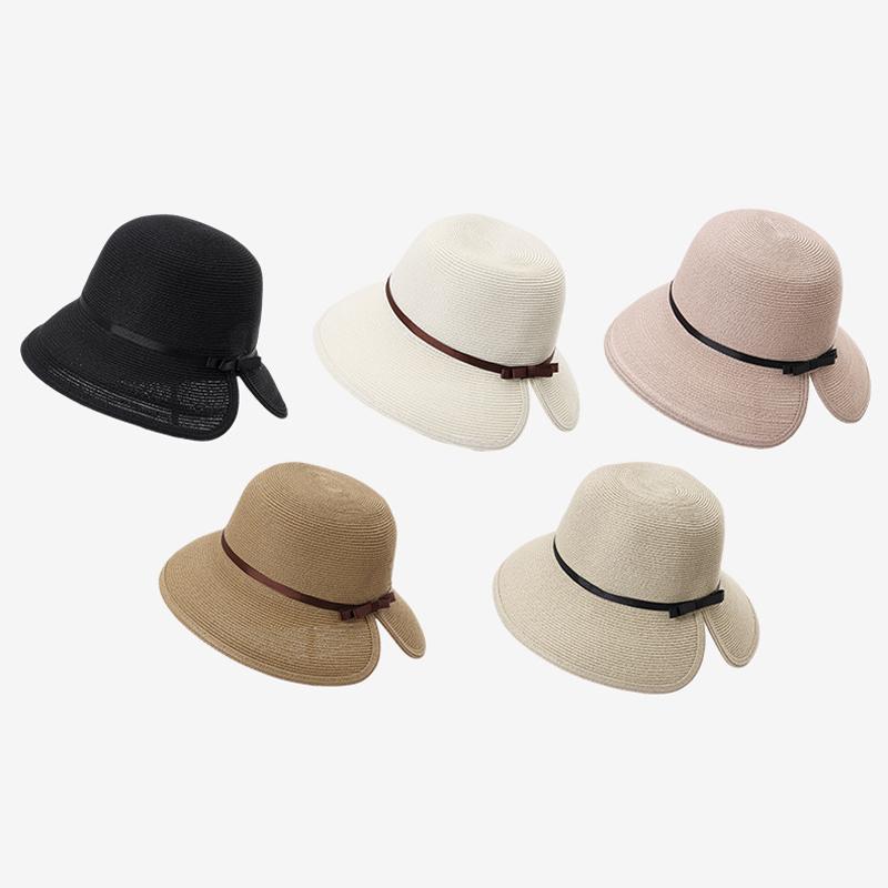 Straw Hat Women's Summer Sun Hat Seaside Holiday Sunscreen Fisherman Hat