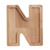 Wooden Piggy Bank with Clear Window, A-Z Letter Coin Cash Container for Kids Adults, Unbreakable Money Saving Box Decoration