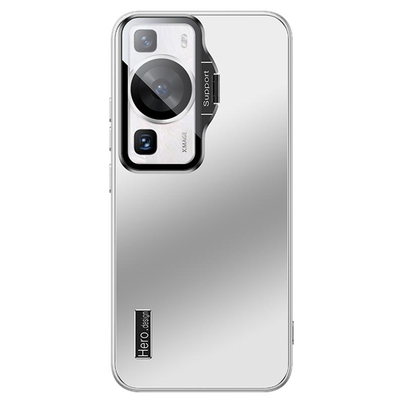 

Чехол-подставка для телефона Huawei P60 Pro/P60, противоударный чехол для мобильного телефона из ТПУ+ПК Silver