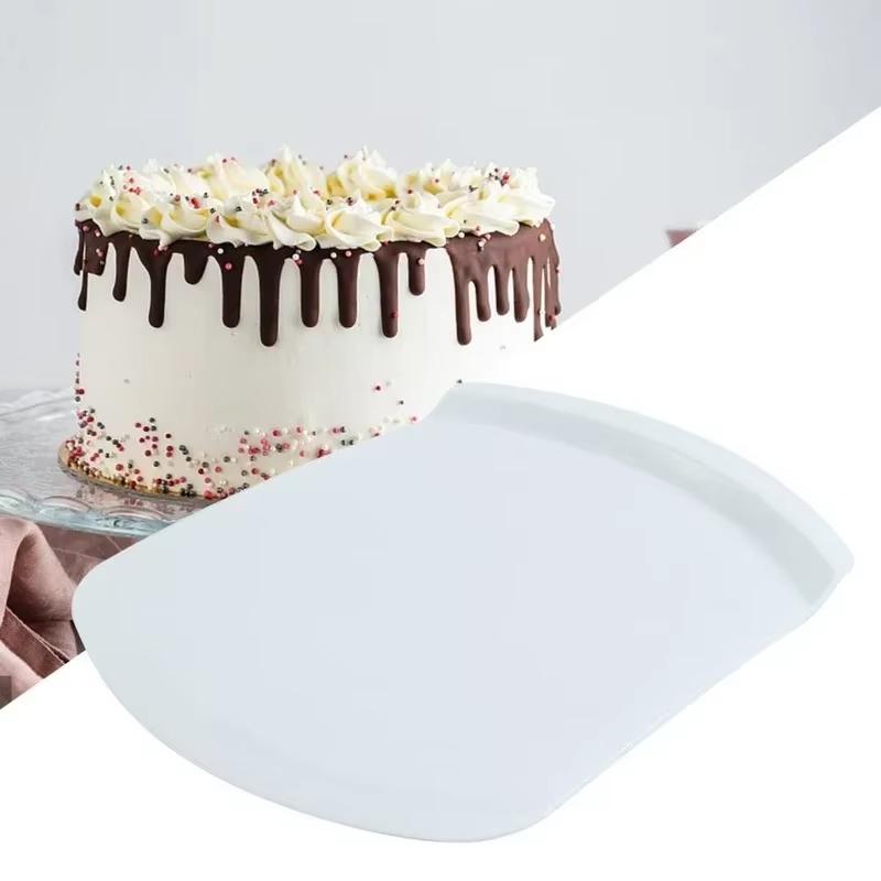 31Cm Large Cake Lifter Spatula Plastic Pizza Lifter Square Round Cake Transfer Tray Holder Pastry Tool Baking Accessories Bakery