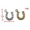 Vintage Horseshoe Charms Alloy Metal Pendants For DIY Jewelry Lucky Themed Accessories