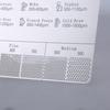 Grinds Reference Card Coffee Grinds Size Ruler Metal Grinds Size Reference Card Essential Tool Gift for Coffee Enthusias