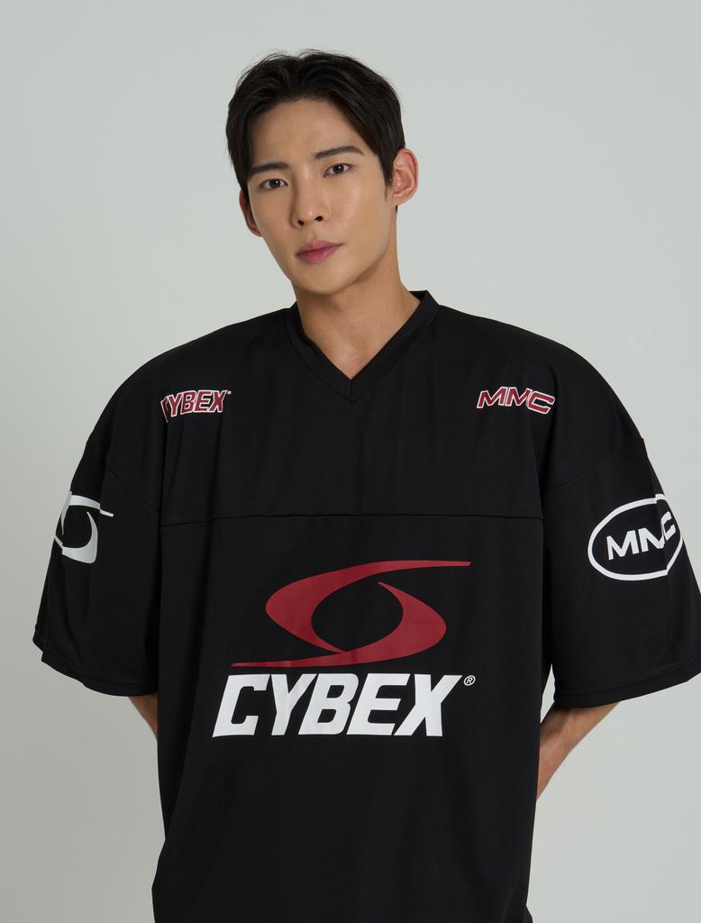 Maindeumeoseulkeonegsyeon Cybex Collaboration Rugby Jersey Short Sleeve Black