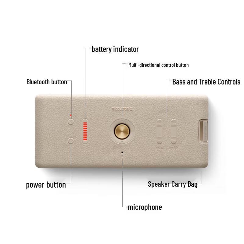 Marshall Middleton II Portable Bluetooth Speaker