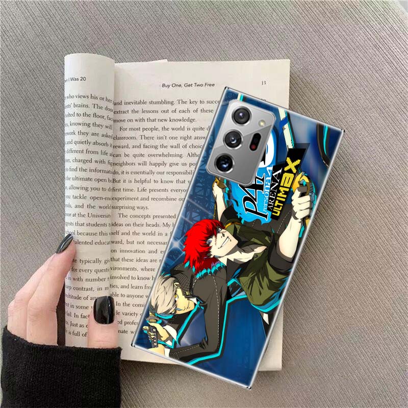 Persona 4 Anime Phone Case For Samsung S24 S23 FE S22 S25 Ultra S21 Plus Galaxy S20 FE S25 Edge Cover Capa Soft TPU Fundas Coque