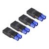 4pcs Fly RC Male EC3 Losi To Female TRX Traxxas Connector Adapter for Revo LiPO