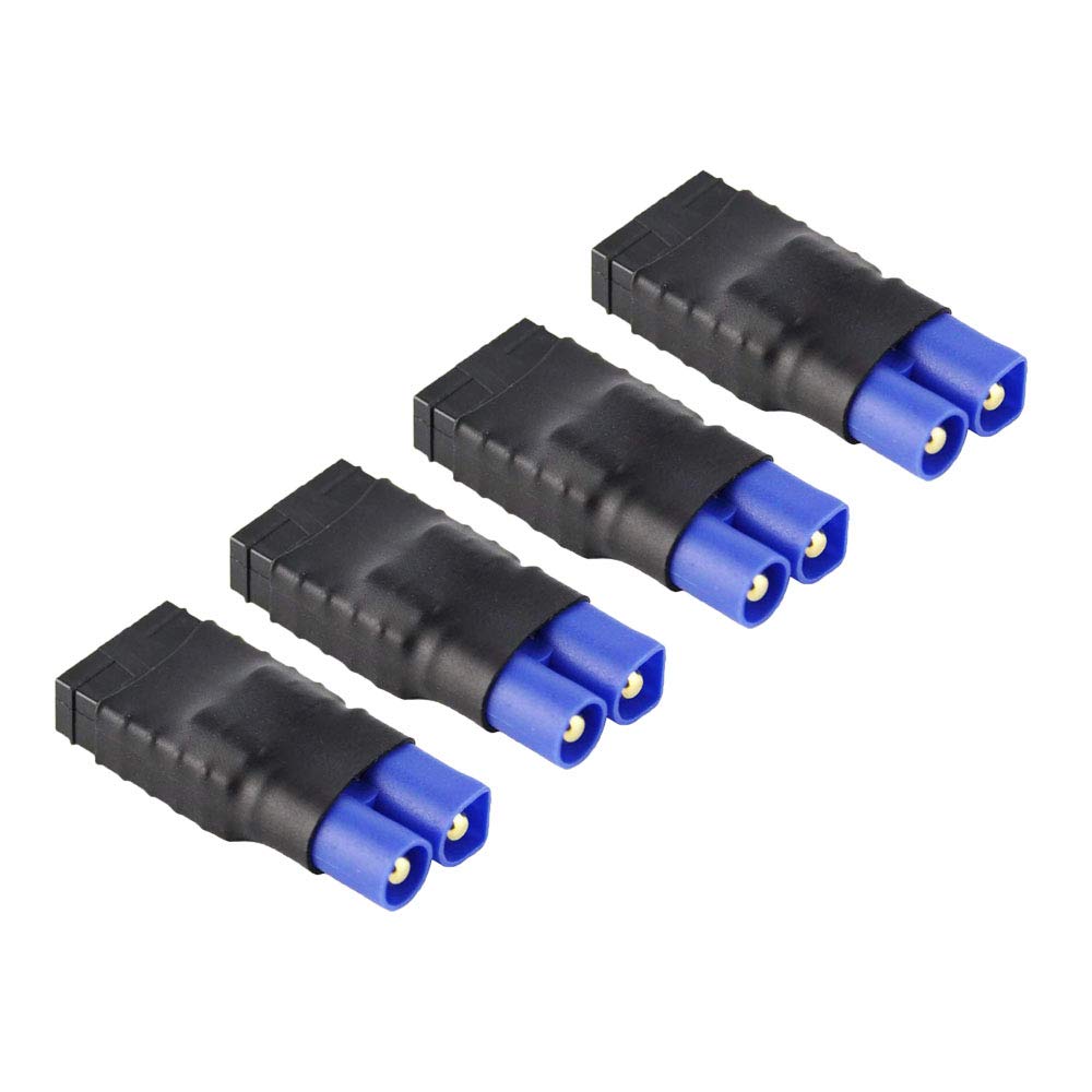 4pcs Fly RC Male EC3 Losi to Female TRX Traxxas Connector Adapter for Revo LiPO