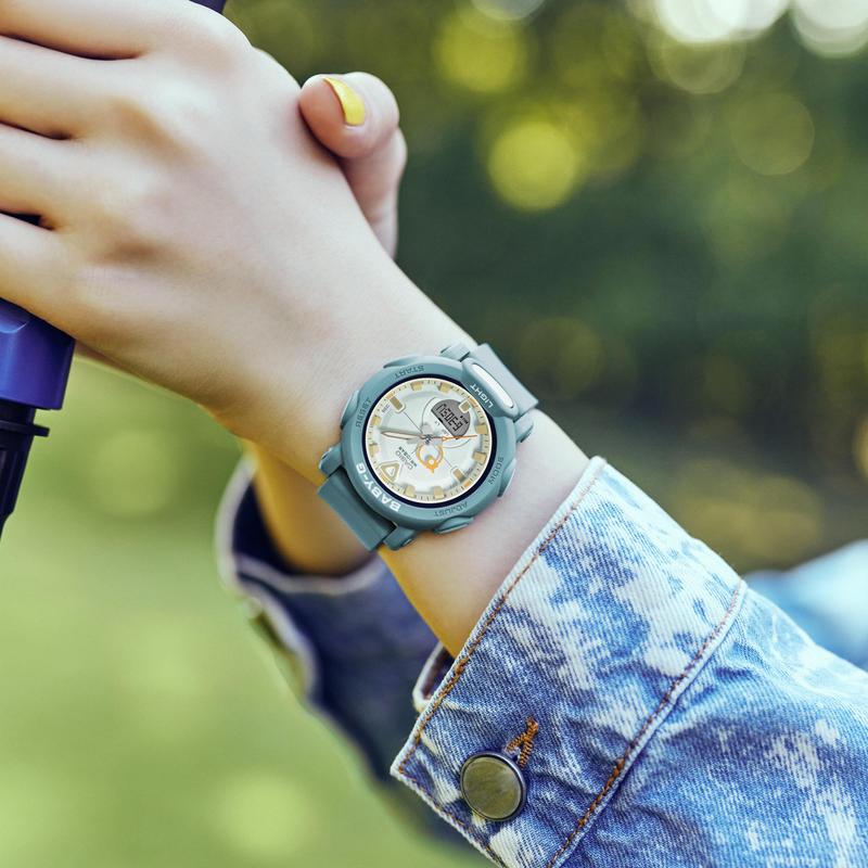 CASIO BABY-G Waterproof and Shockproof Maillard Style Watch Quartz Resin Strap Women s Watch White Dial BGA-310RP BGA-310RP белый