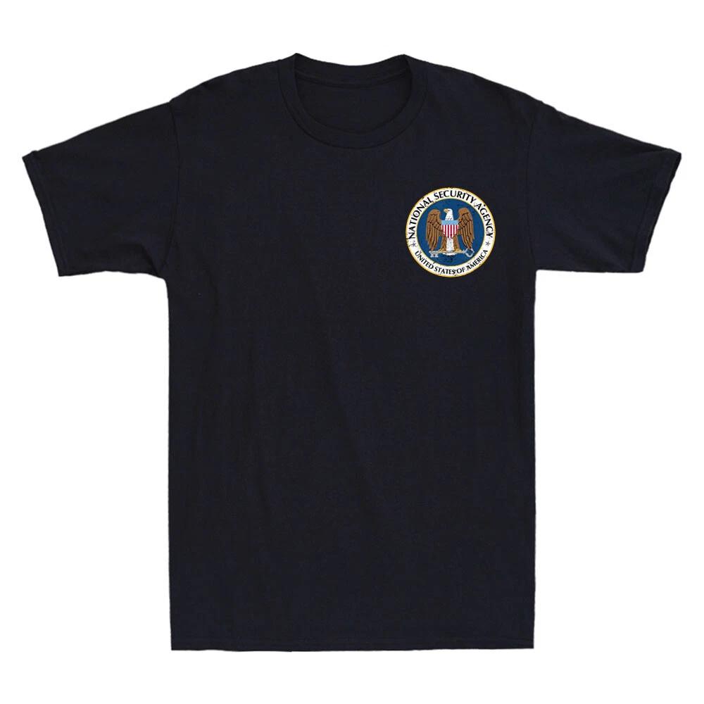 National Security Agency Military Intelligence Eagle Pocket Retro Men s T-Shirt XXXL