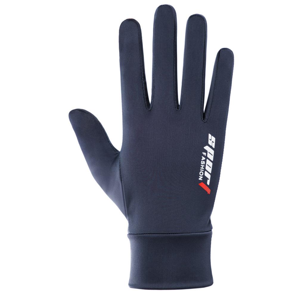 Sunscreen Gloves Thin New Spring and Summer Men and Women Outdoor Sports Half Finger Two Finger Fishing Touch Screen Fishing Gloves