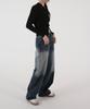 UMM Women'S Mid-Long Hidden Wide Denim Pants 4 Colors (Type B)