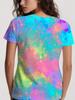 Stylish Colorful Plaid T-Shirt Women's Fashion Large Size T-Shirt Fashion Summer Outfit