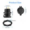 65W QC3.0 USB PD Car Charger Socket Waterproof Fast Charge Adapter with ON/Off Switch for Car Motorcycle Boat Marine