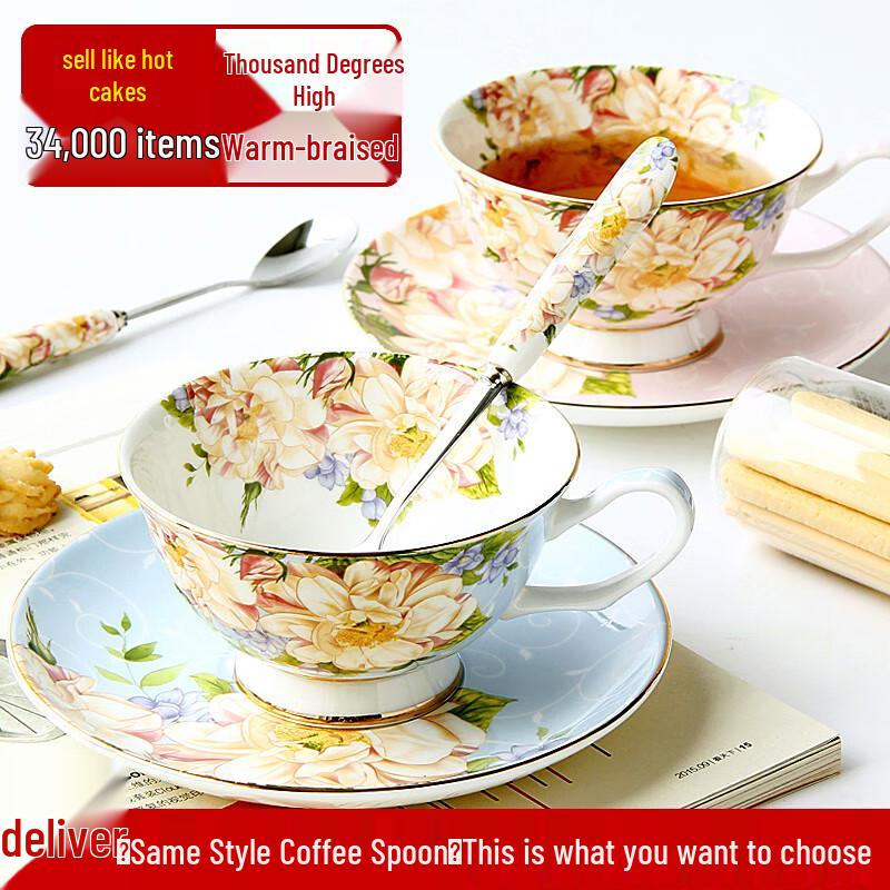 Exquisites europäisches Bone China Kaffee- & Teeservice