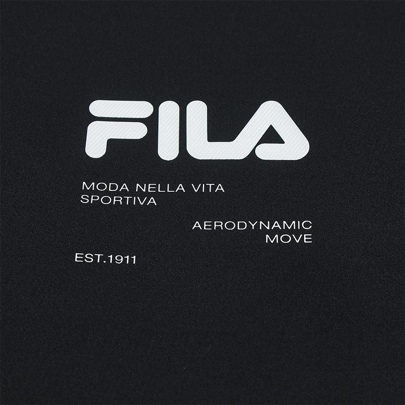 FILA Fitness Moisture Wicking Simple Sports Casual T-Shirt Men tops A51M621114FBK