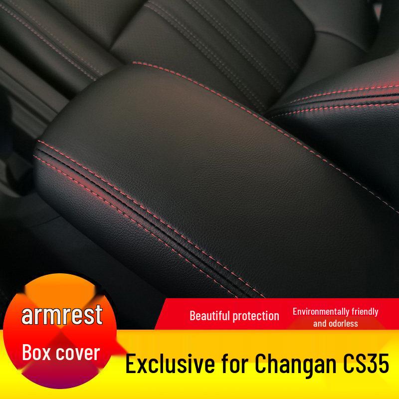 Changan CS35 Armrest Box Protective Leather Cover (2012-2018)