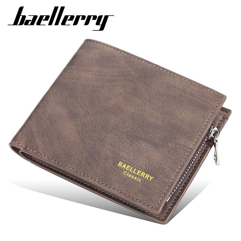 Baellerry Fashion Men Short Style Wallet Business Bifold Card Holder Purse Wallets