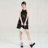 Ink Print Neck Hanging Dress for Women 2024 Summer Style Retro Chinese Style Personalized Sleeveless Dress