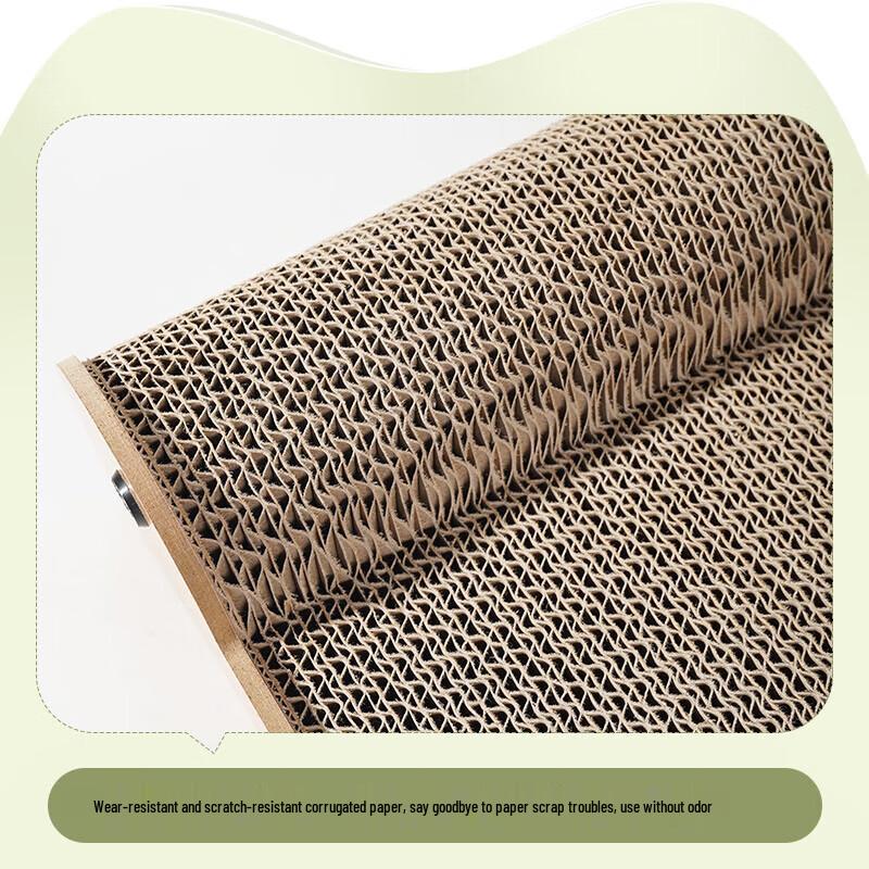 Double-Layer Cat Head Sofa Cat Bed with Scratch Board