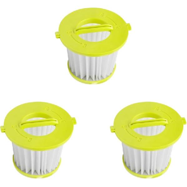 Vacuum Filter Replacement for 18v ONE+ hand vacuum filter,Compatible with hand vacuum Models PCL705 And PCL704 (pack of 3) pack of 3