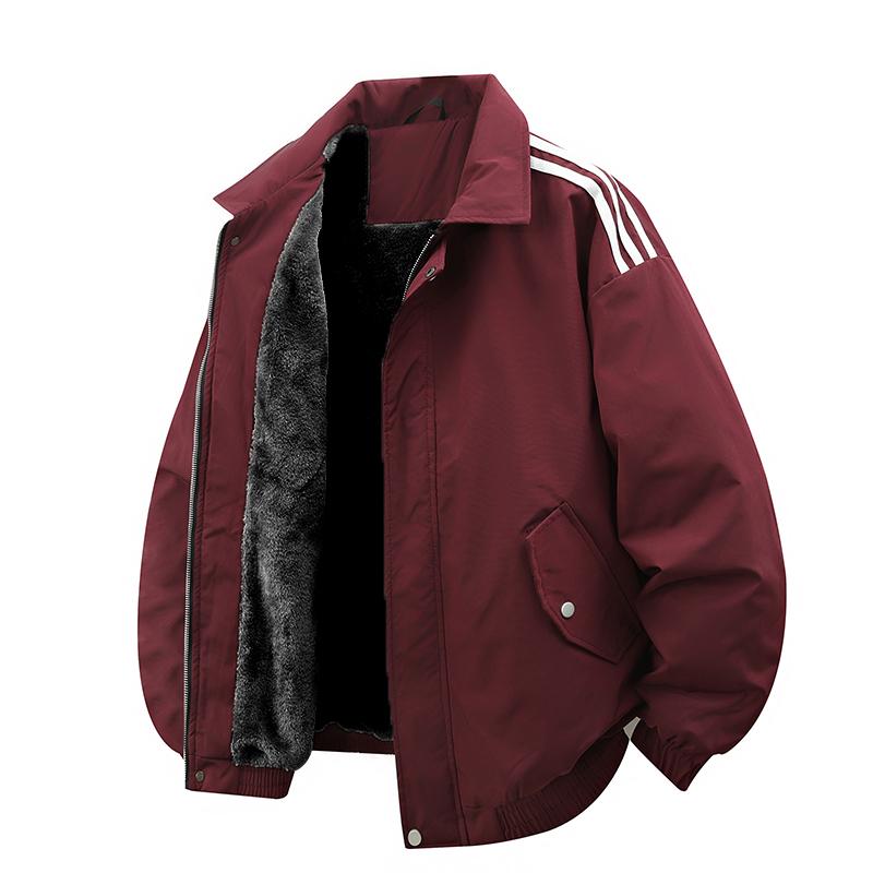 Vinterplysch Tjock Enkel Casual Krage Instoppbar Jacka Lös Koreansk Mångsidig Hållbar Jacka