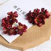 Künstliche Hortensienblüten mit verbrannten Rändern: Seide DIY Antiker Stil Hanfu Kopfschmuck Zubehör