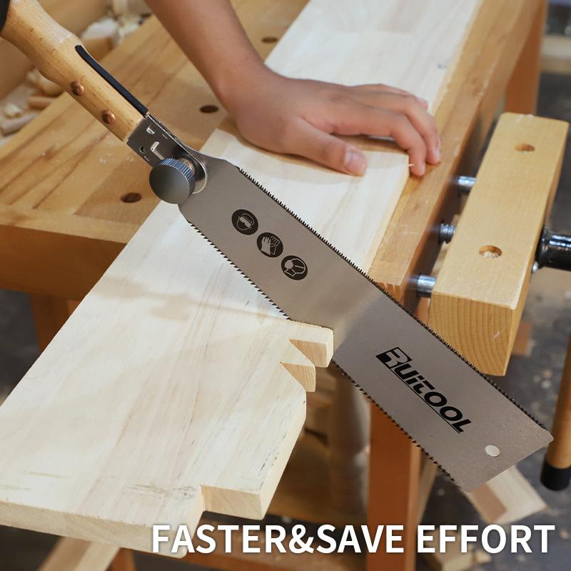 1 st Japanse Handzaag 3-Rige Tanden Trekzaag SK5 Staal Verzonken Zaag met Antislip Handvat Vervangbaar Blad voor Houtbewerkingsgereedschap