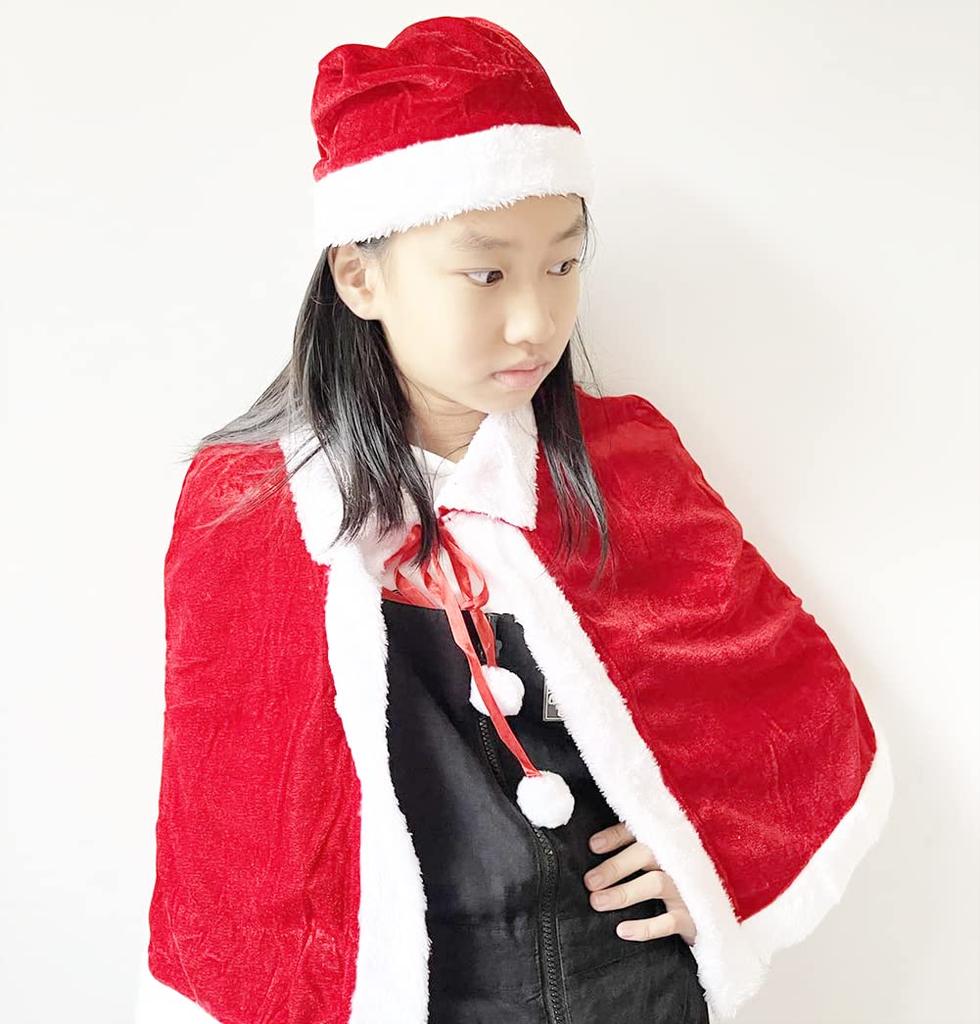 Limspace Christmas Cape Santa Costume, Santa Cosplay Costume, Santa Cape, Cloak Costume for Kids and Adults, Santa Claus Poncho Cape, Santa Outfit,
