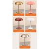 3-Color Lights Mushroom Table Lamp Stepless Dimmable Eye-Caring Light LED Desk Light Detachable Touch Control