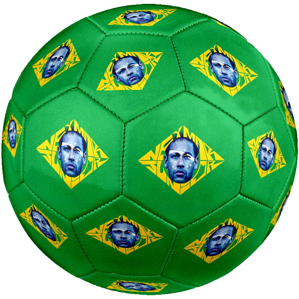 Giocatore di calcio Neymar Pallone da calcio taglia 5 Cucito a macchina Universale per interni/esterni Regalo commemorativo perfetto per gli amanti del calcio