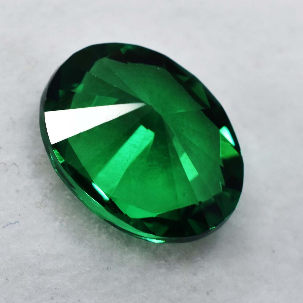 Natural Green Tourmaline Loose Gemstone 10.12 Ct Oval Shape October Birthstone for Gem Collections