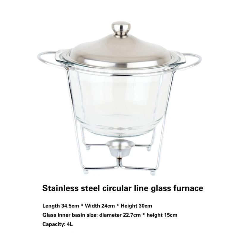 

Стеклянный Огонь на Открытом Огне Отель Сухой Горшок Свечное Отопление Спиртовая Открытая Плита Бытовая Посуда Стеклянный нагревательный горшок Эмоциональная нагревательная печь