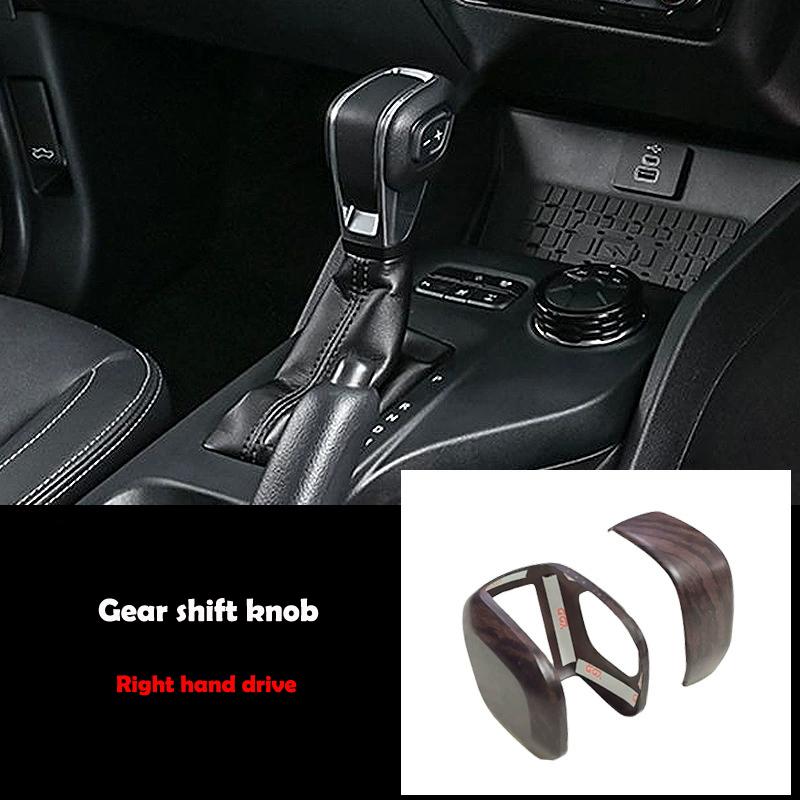 LHD RHD For Ford Ranger Wildtrak T9   2024 ABS Wood door handle bowl Central Screen trument Reading Light panle cover
