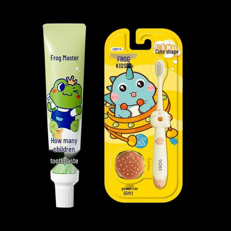 Frog Prince Kids Toothpaste & Toothbrush Set