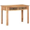 VidaXL Desk 110x50x75 Cm Solid Reclaimed Wood