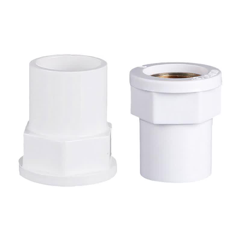 PVC To Brass Thread Reducing Straight Connector