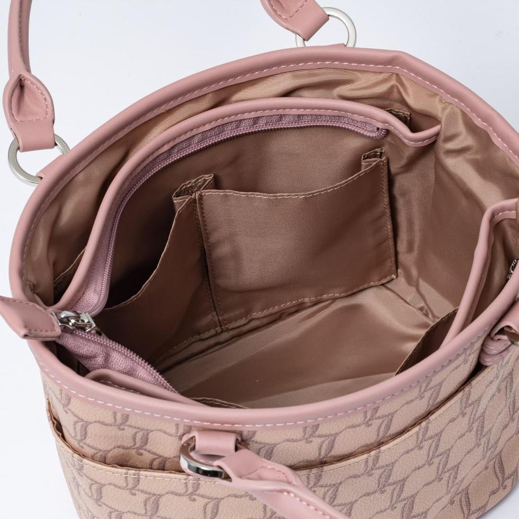 Jill Stuart Handbag Brand Logo Daily Casual JSLH5BH2 Pink 2-Way "Branch" Women's