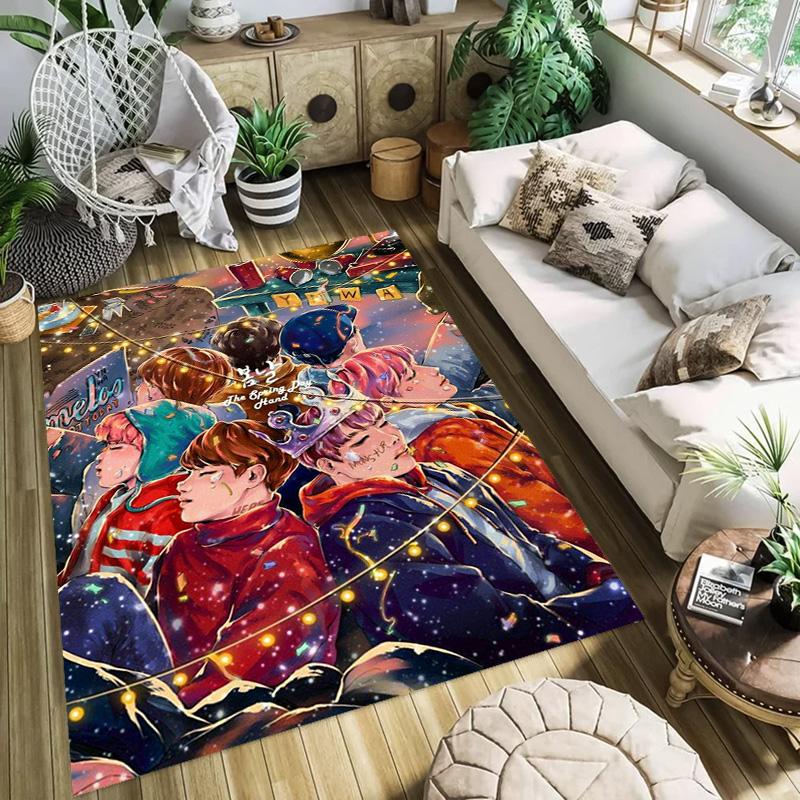 Unity Diversity: Harmonious Gathering carpet Suitable for all seasons Living room and bedroom mats Christmas gifts Doormat Fashion
