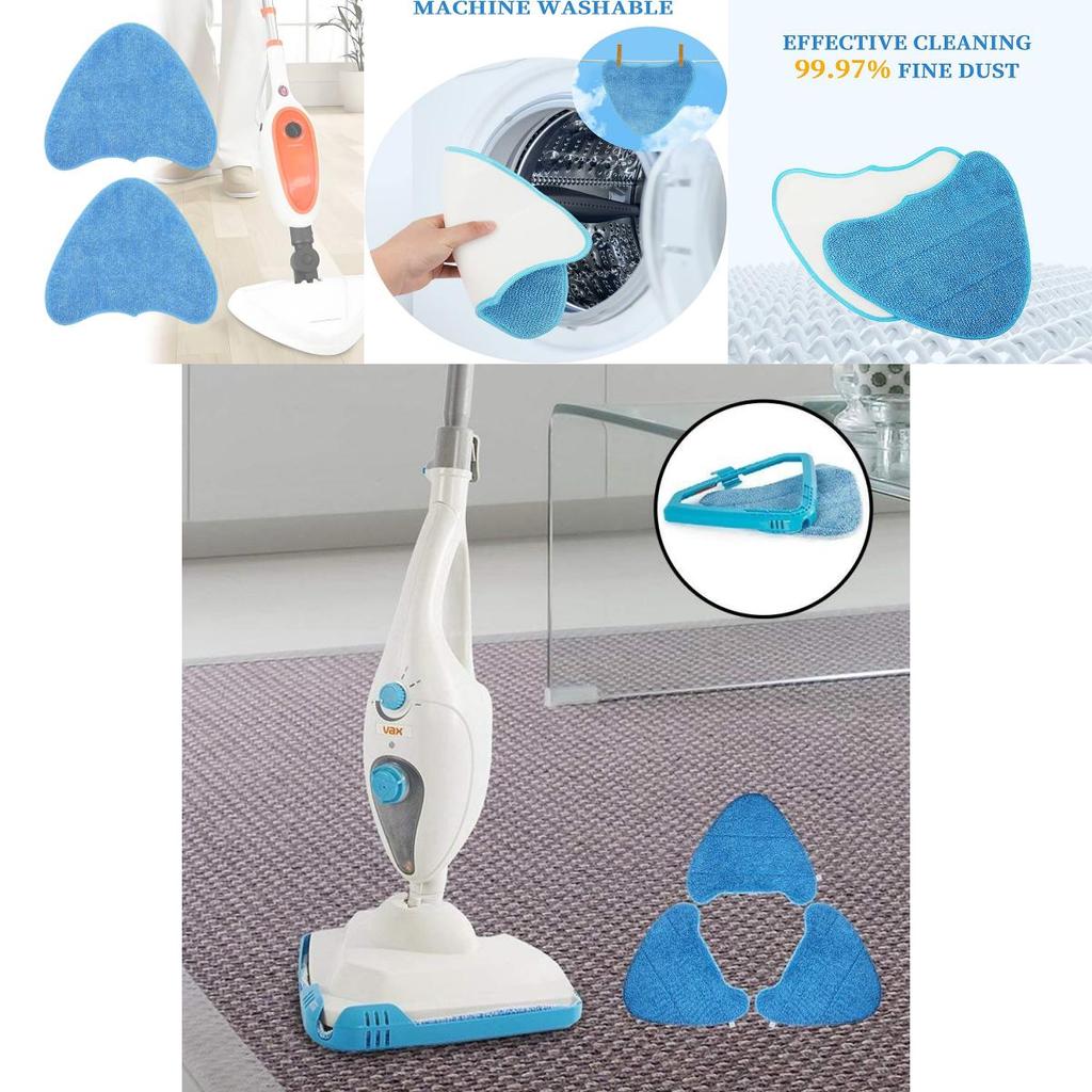 Durable Blue Steam Mop Cloth Pad Perfectly Designed For Vax S85-cm S86-sf-p S86-sf-t S86-sf-c Models