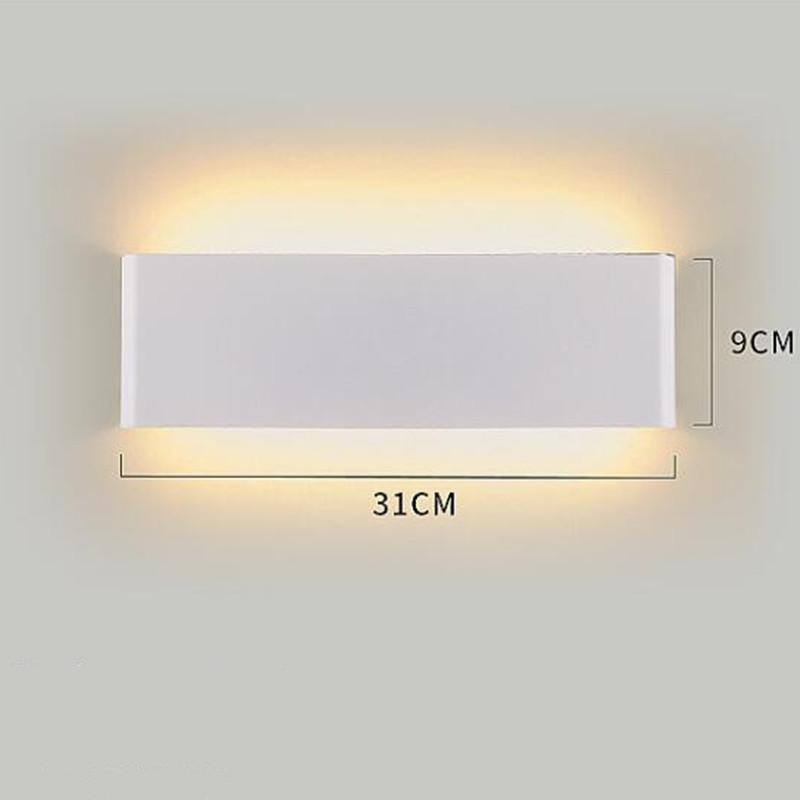 LED-Wandleuchte 2,4G Bluetooth-Fernbedienung Dimmbare Wandlampe AC170-245V Wohnzimmer Schlafzimmer Innenwandleuchte Leuchte