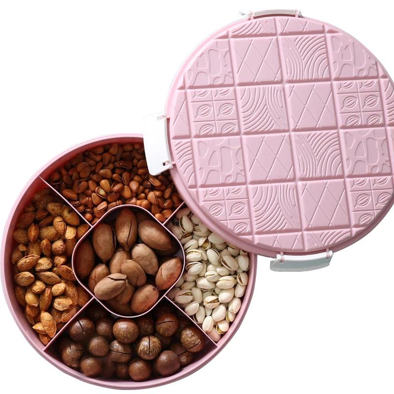 Modern Plastic Dried Fruit Storage Basket LX101104 - Creative Snack Organizer, Home Living Room & Coffee Table Fruit Box