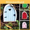 Wooden Craft Miniature Door Ornament For Garden Decor And Home Interior Design