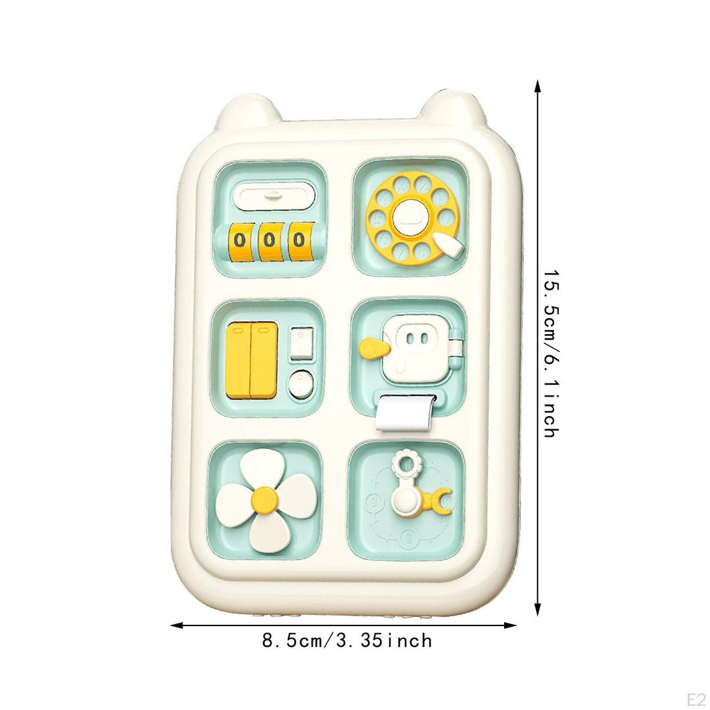 Activity Board for Toddlers, Sensory Learning Tool Ages 2 To 5