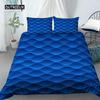 Set Copripiumino Geometrico Misura King Bianco Tonalità Oro Set Biancheria da Letto Bohemien Copripiumino Morbido con Federa Copripiumino Singolo