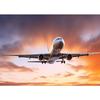 Sunset Aviation Airplane Canvas Painting  Poster Picture Wall Art HD Print Pictures No Framed Pilot Room Decoration Cuadros